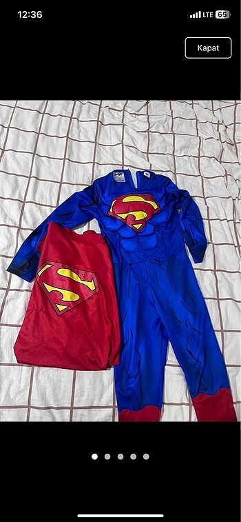 Diğer Superman kostüm