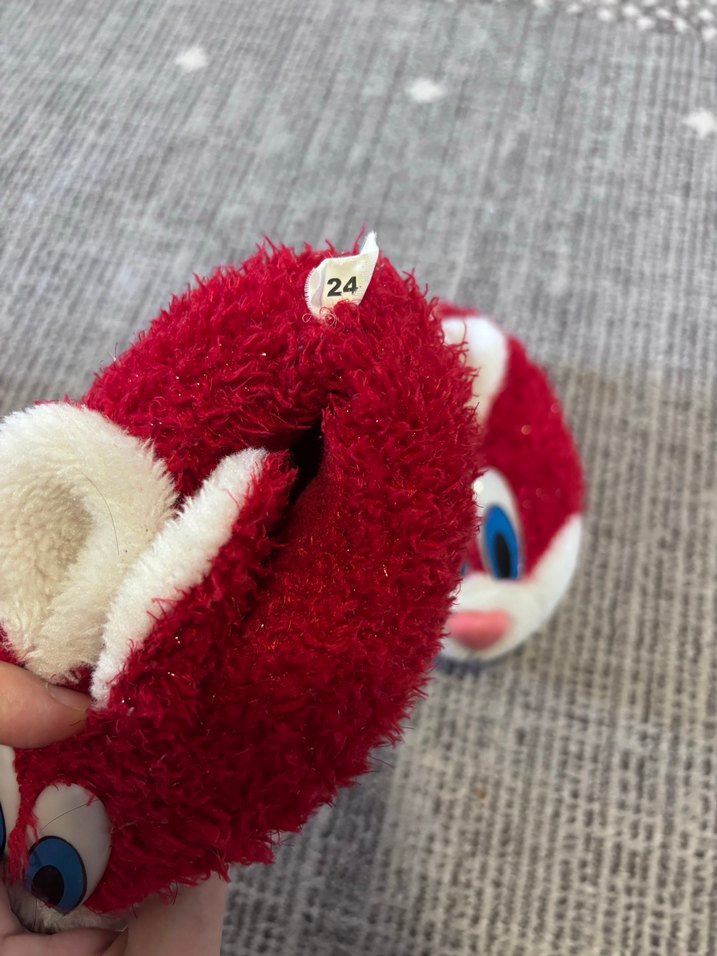 Kız Çocuk Renkli Nakışlı Sıcak Terlik - Görsel 3