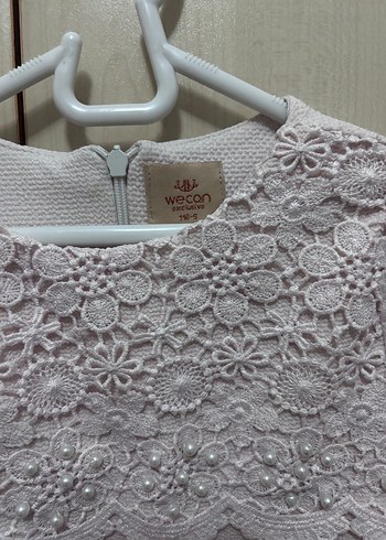 Dantel Detaylı Krem Renkli Triko Kadın Bluz - Görsel 2