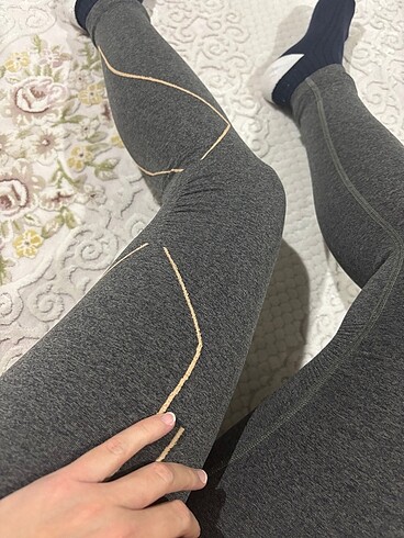 m Beden gri Renk H&M tayt