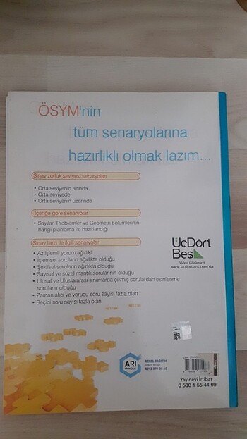  Beden ÜÇDÖRTBEŞ 12'Lİ TYT MATEMATIK DENEMESİ