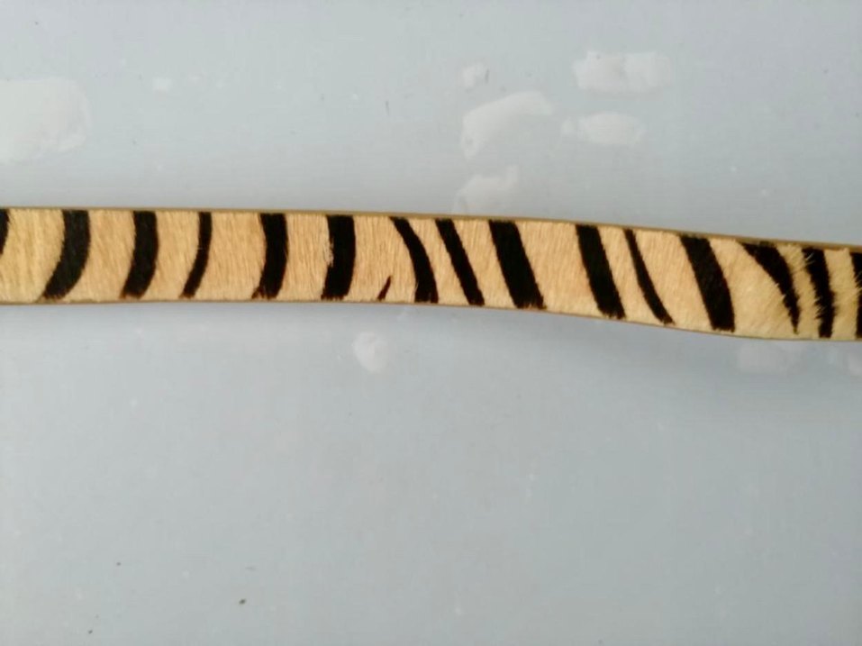 Kahverengi Desenli Tokali Deri Kadın Kemer - Görsel 3