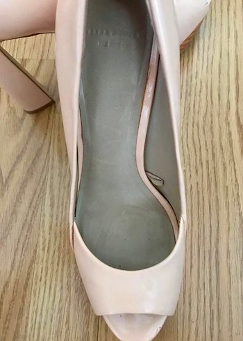 Zara Nude Rugan Topuklu Kadın Ayakkabı - Görsel 4