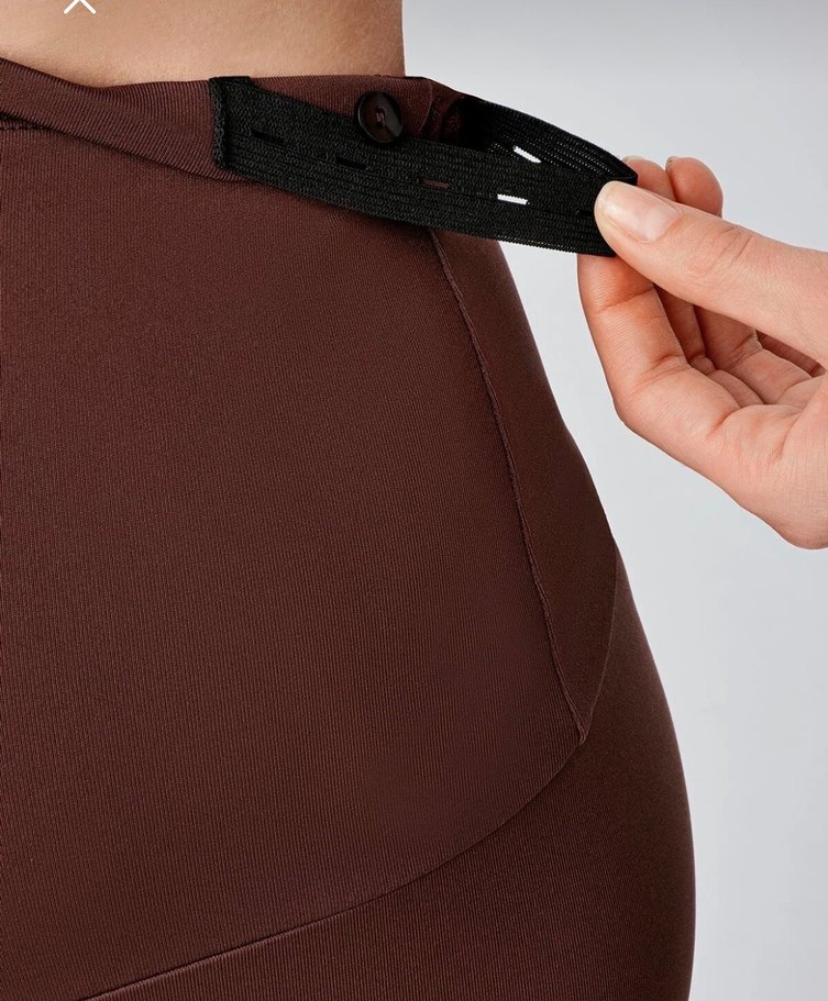 Kahverengi Hamile Taytı Yüksek Bel - Görsel 3