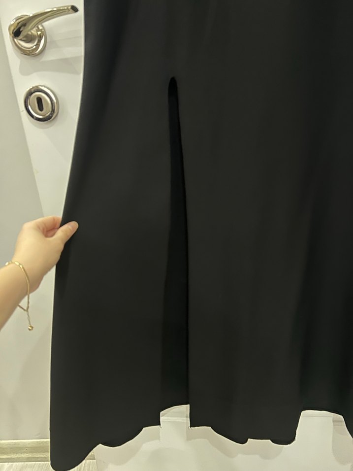 Siyah Uzun Abiye Elbise - Görsel 4