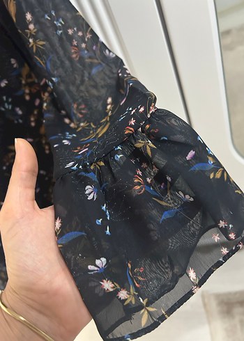 TrendyolMilla Uzun Kollu Siyah Elbise - Görsel 3