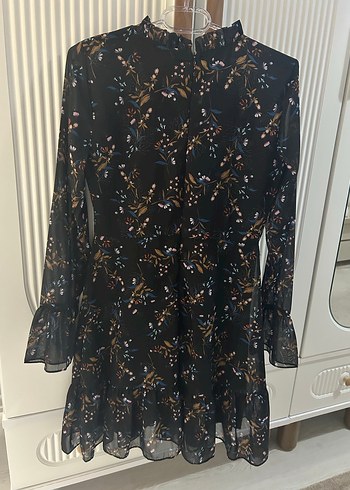 TrendyolMilla Uzun Kollu Siyah Elbise - Görsel 5