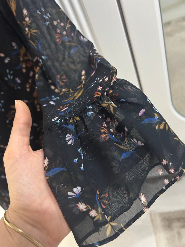 TrendyolMilla Uzun Kollu Siyah Elbise - Görsel 3