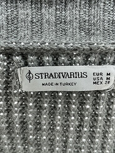 m Beden gri Renk Stradivarius Kazak / Triko %70 İndirimli.