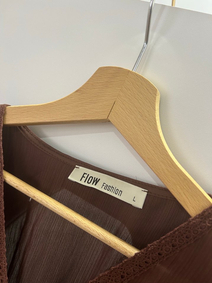 Kahverengi Mini Elbise - Görsel 5