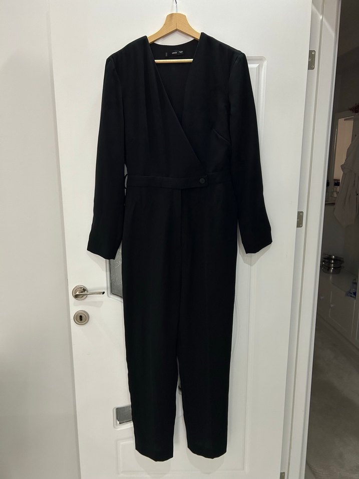 Mango Siyah Tulum - Görsel 5