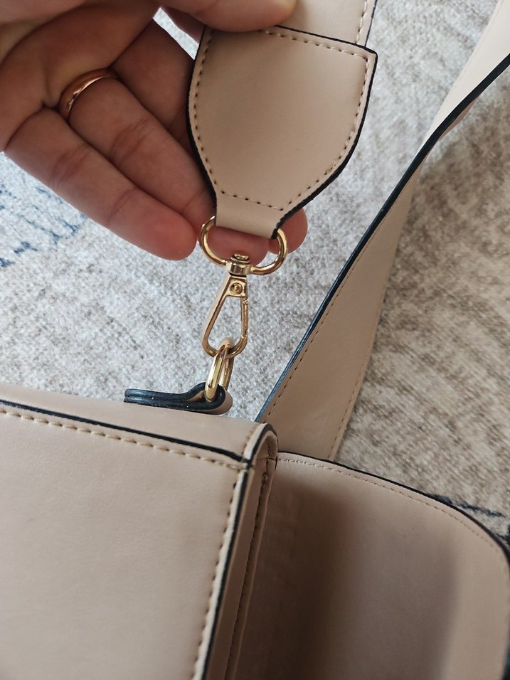 Bej Deri Christian Dior Kadın Çanta - Görsel 4