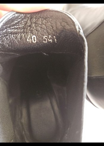 Deri Siyah Dolgu Topuklu Kadın Bot - Görsel 6