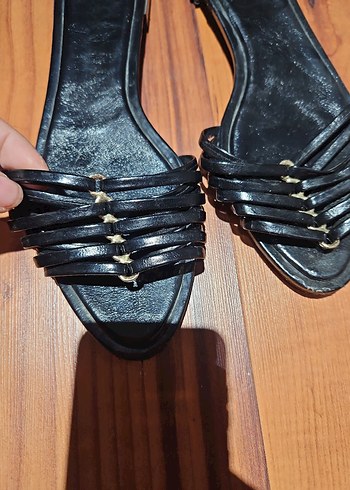 #zara Siyah Parlak rugan deri Terlik - Görsel 2