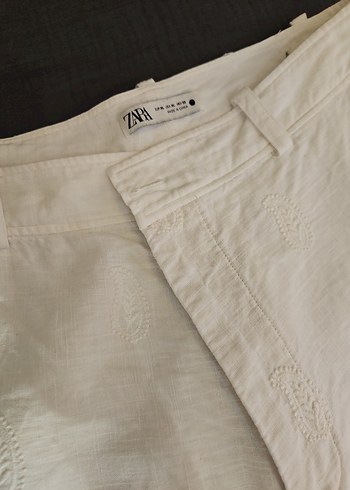 Zara 100 de 100 pamuk pantolon