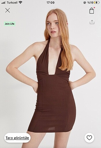 Pull and bear mini elbise