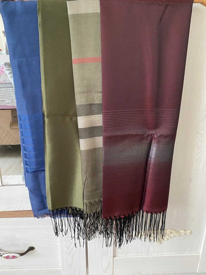 4 adet tafta şal - Görsel 3