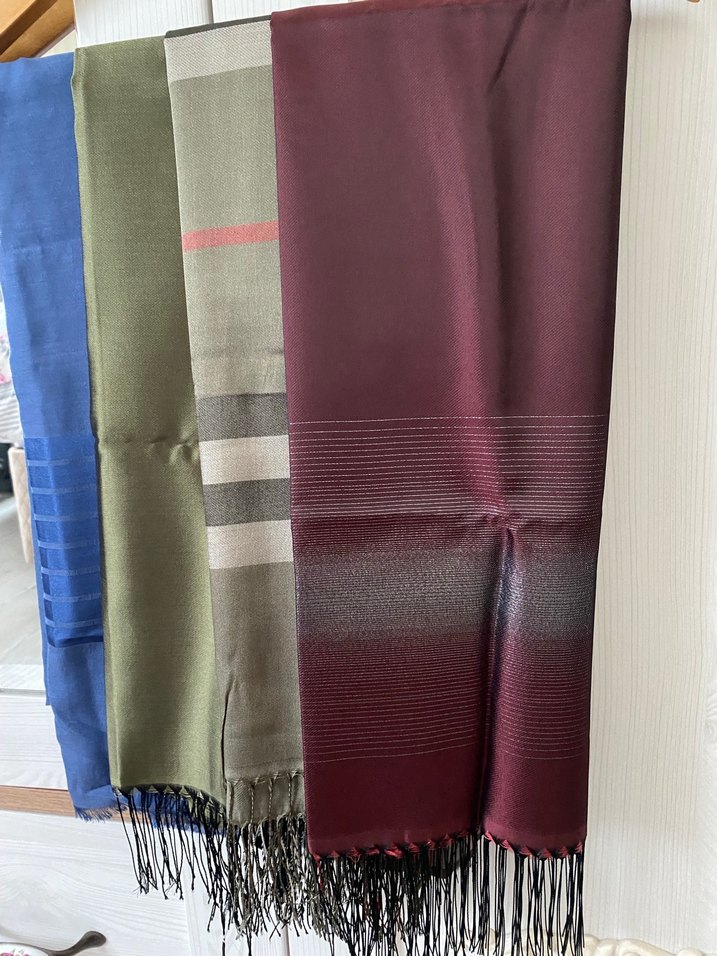 4 adet tafta şal - Görsel 2