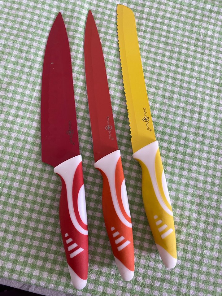 Renkli Swiss Koch bıçak seti - Görsel 2