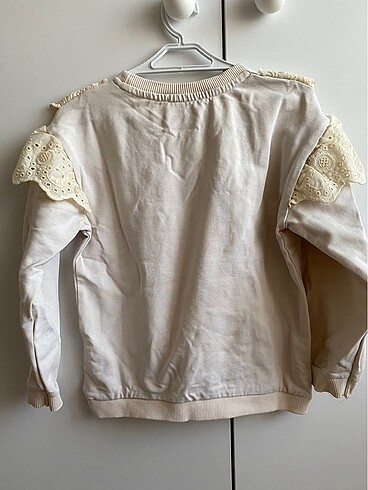 Fisto detaylı kız çocuk sweatshirt - Görsel 7