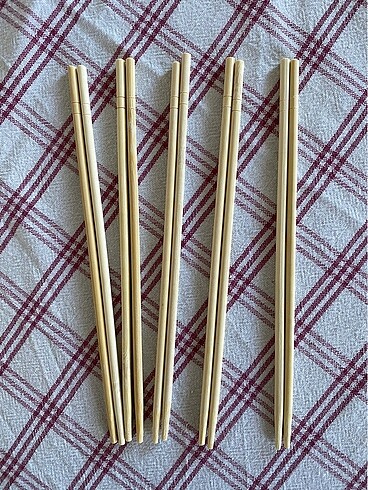 Diğer 10 adet bambu chopstick