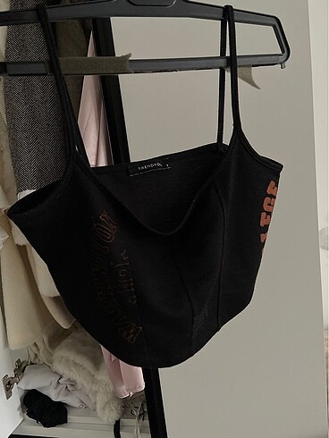 s Beden siyah Renk Crop bluz