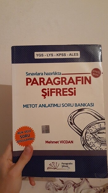 YKS-LYS-KPSS-ALES Kitabı PARAGRAFIN ŞİFRESİ