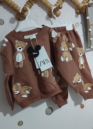 Zara ayıcıklı takım