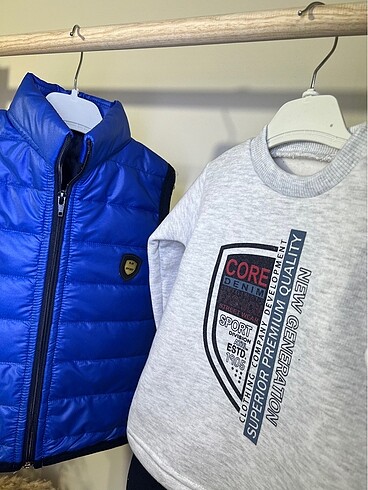 LC Waikiki Yelekli 3 lü çocuk tskm