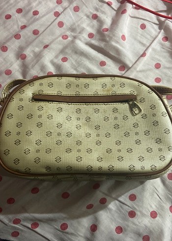 Bej Vintage Kadın Çanta Fermuarlı - Görsel 2