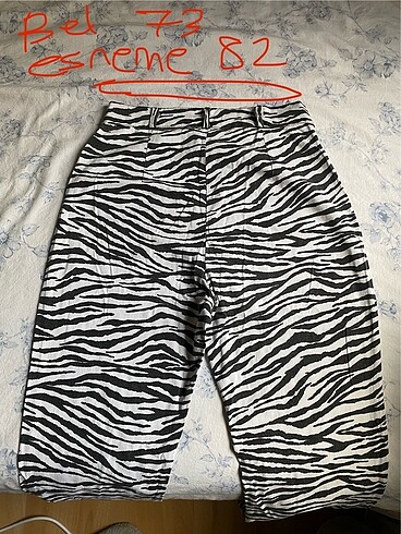 38 Beden çeşitli Renk Zebra desen Pantolon