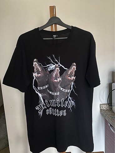 Unisex siyah tshirt