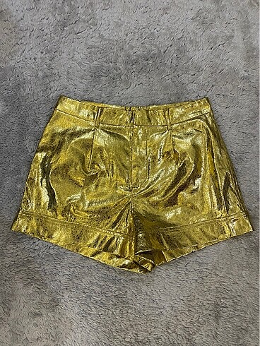 Gold parlak şort