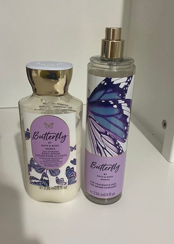 Bath and body works Butterfly Vücut spreyi ve Vücut Losyonu Seti