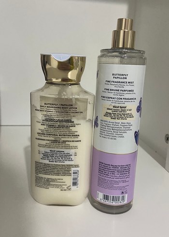 Bath & Body Works Bath and body works Butterfly Vücut spreyi ve Vücut Losyonu Seti