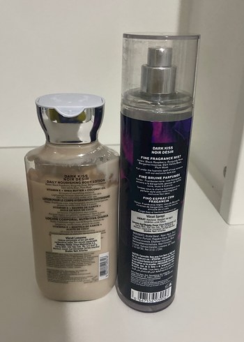 Bath & Body Works Bath and body works Dark Kiss Vücut spreyi ve Vücut Losyonu