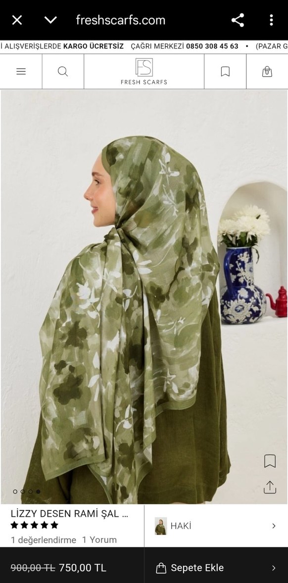 Fresh scarfs  Şal - Görsel 2