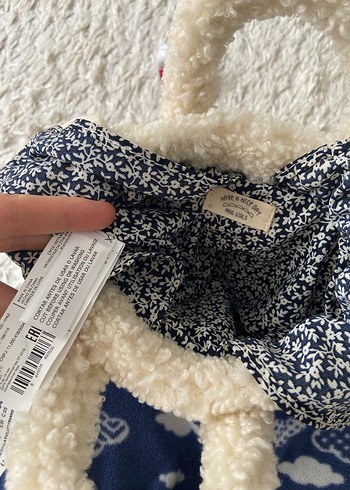 Mango peluş çanta - Görsel 6