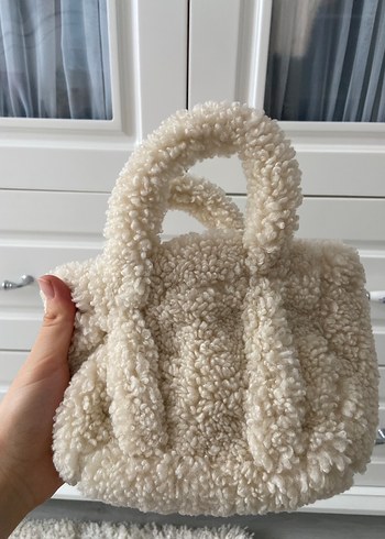 Mango peluş çanta - Görsel 3