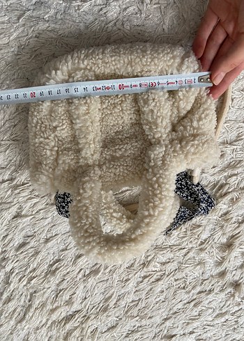 Mango peluş çanta - Görsel 8