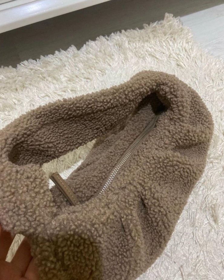 Mango teddy peluş çanta - Görsel 3