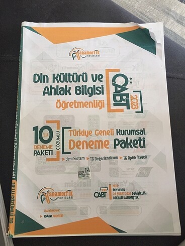 Anamorfik yayınları dikab öabt deneme