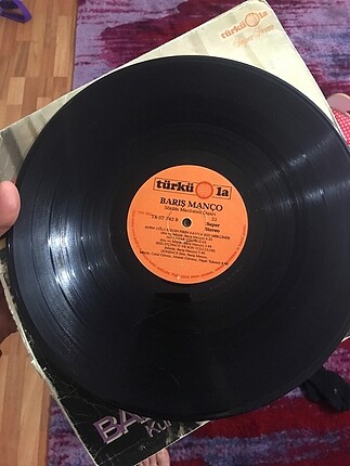 35 Beden siyah Renk Barış manço lp plak orjinal
