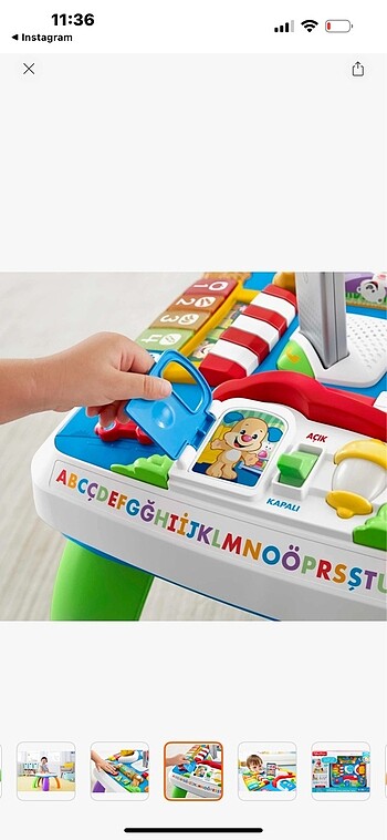 Beden Fisher price aktivite masası