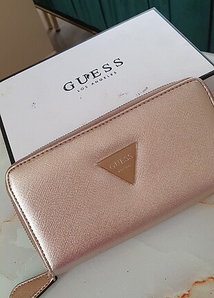 Guess bronz ışıl ışıl cüzdan 