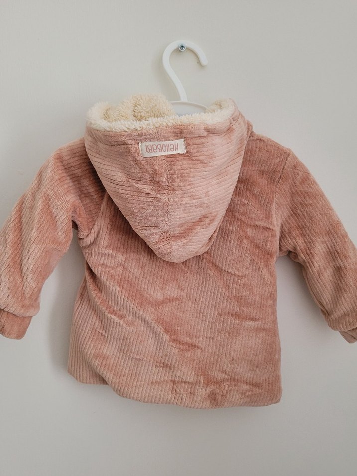 Düğmeli Kadife Çocuk Ceket - Görsel 2