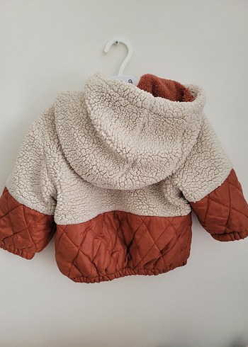 Kapüşonlu Suni Kürklü Erkek Çocuk Ceketi - Görsel 2