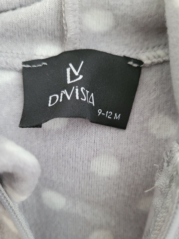 Kapüşonlu Gri Bebek Tulumu - Görsel 2