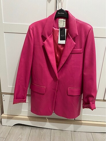 Yeni etiketli blazer ceket deri