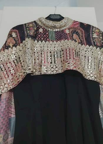 Siyah Uzun Abiye Elbise - Görsel 10